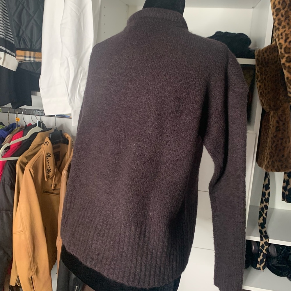 Madewell Rollneck Pullover Sweater - Heather Raisin - Size Small - NWT - Picture 10 of 11